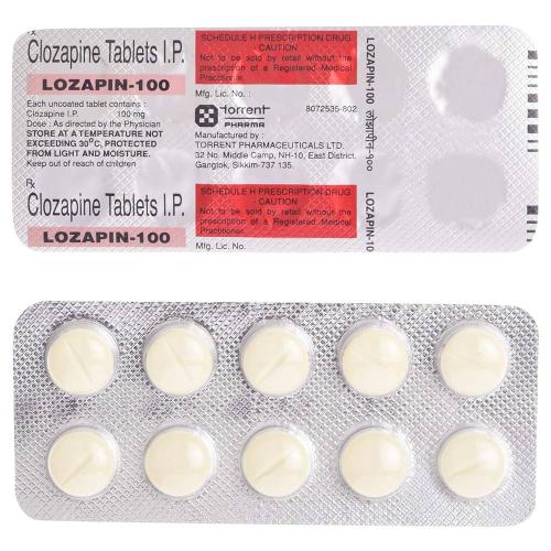 Clozapina 25/50/100 mg compresse