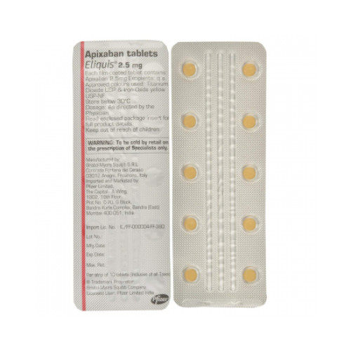 Eliquis 2.5/5 mg compresse