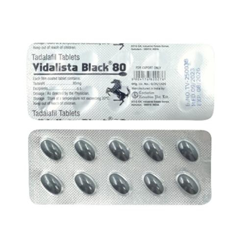 Vidalista Black 80 mg compresse